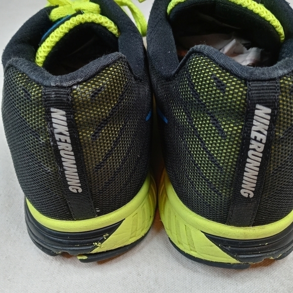 Men's Nike Zoom Fly 630915-704 Black Green Athleti - Picture 4 of 8